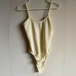NAST GAL | crème white body suit | women’s US 8